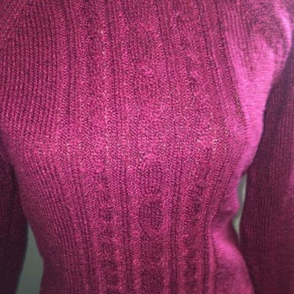 Magenta Sweater EUC  - Picture 2 of 3